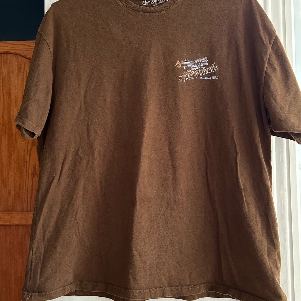 Brown Graphic Margaritaville T-Shirt
